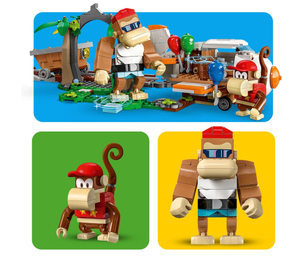 LEGO Super Mario 71425 Przejażdżka wagonikiem Diddy Konga - 1159385 - zdjęcie 5
